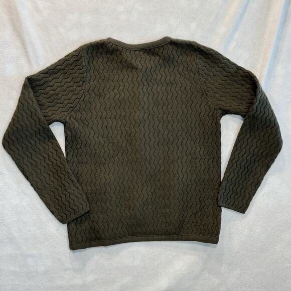 Caracilia Women’s Knit Cardigan Jacket Army Green Size Small - Picture 6 of 11